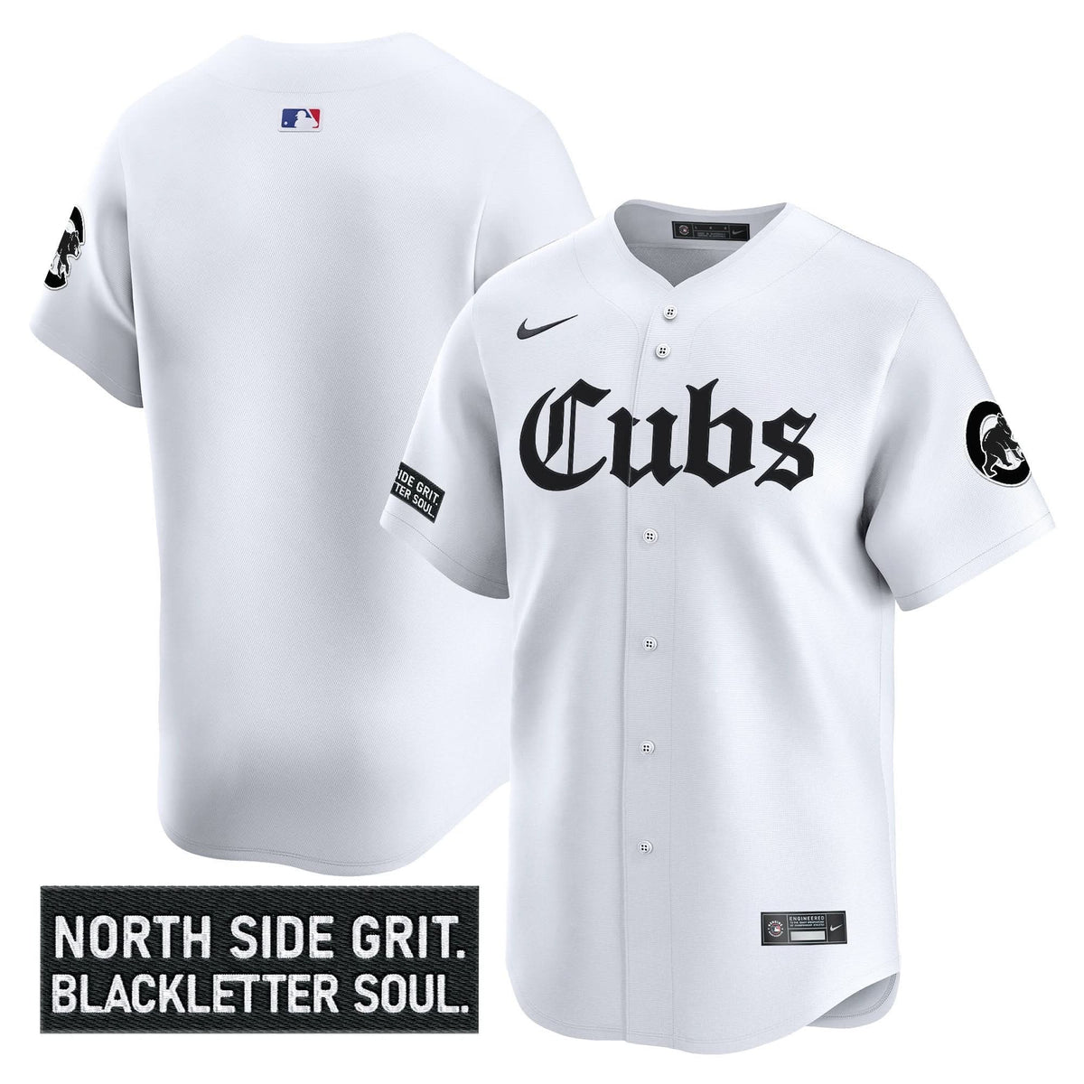 Chicago Cubs 'Gothic North Side Edition' Vapor Premier Limited Jersey - Stitched