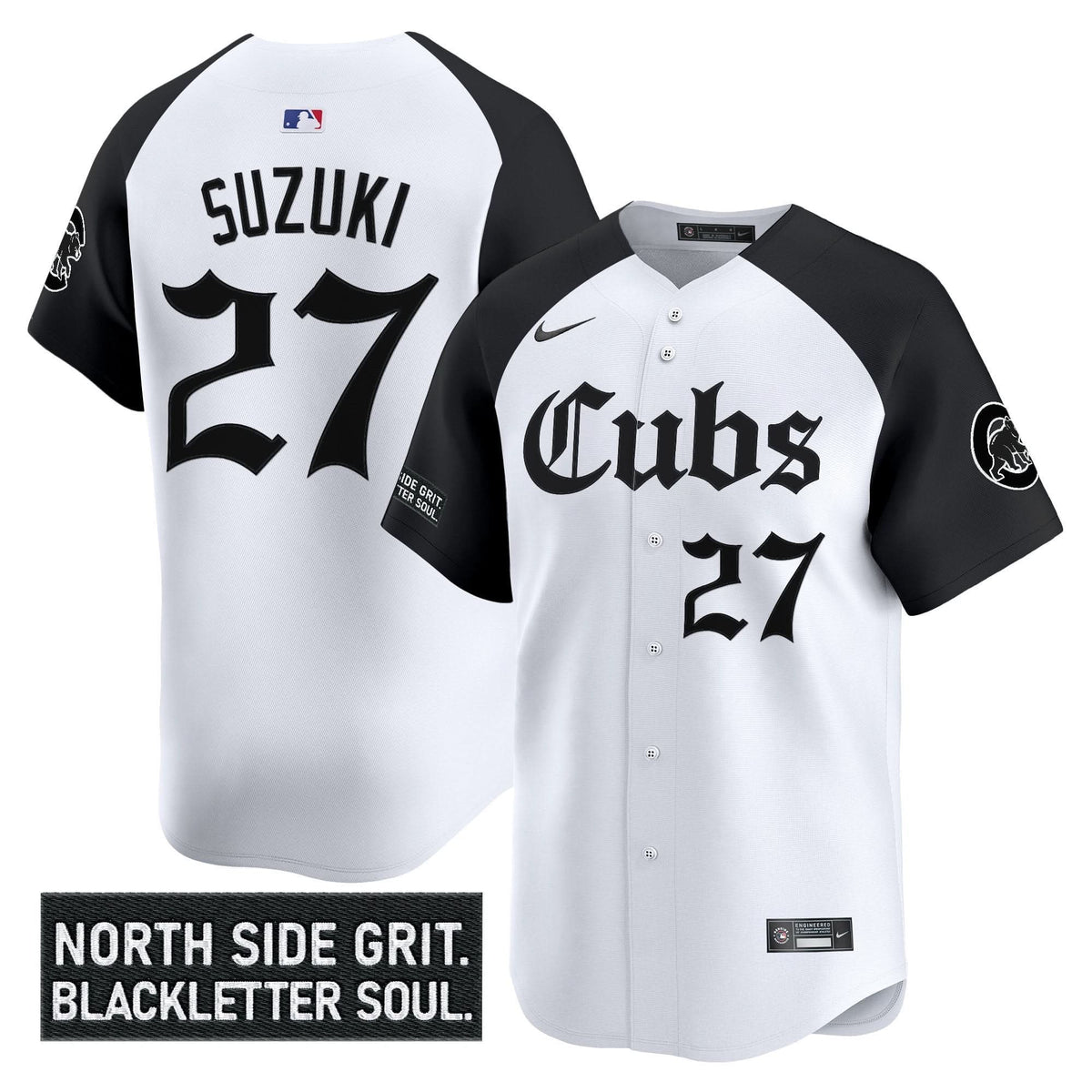 Chicago Cubs 'Gothic North Side Edition' Vapor Premier Limited Jersey - Stitched