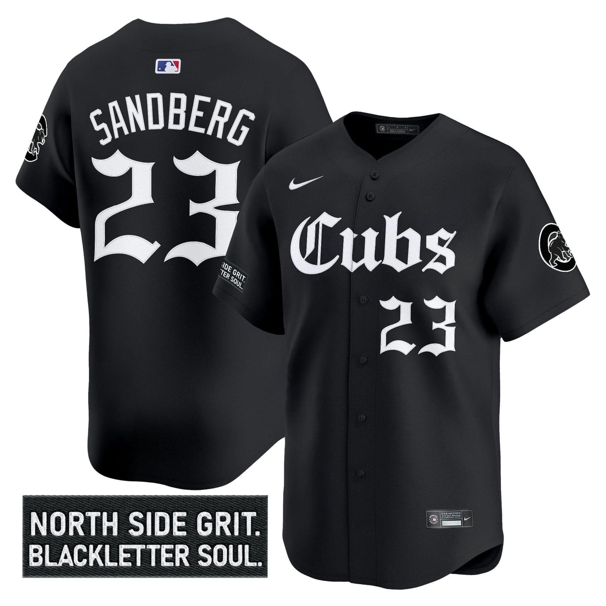 Chicago Cubs 'Gothic North Side Edition' Vapor Premier Limited Jersey - Stitched