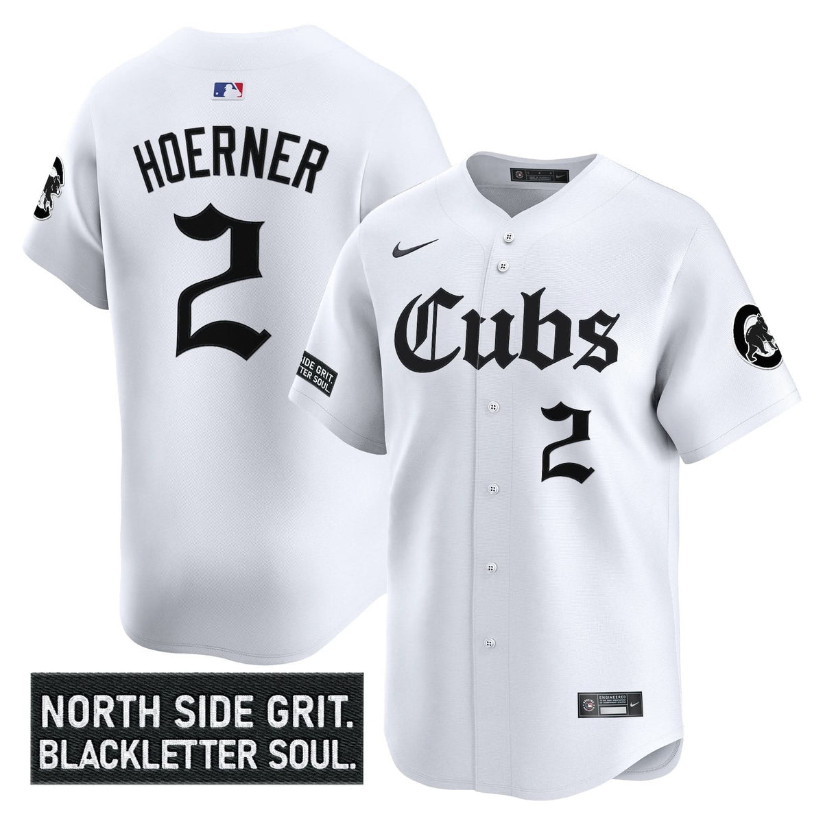 Chicago Cubs 'Gothic North Side Edition' Vapor Premier Limited Jersey - Stitched