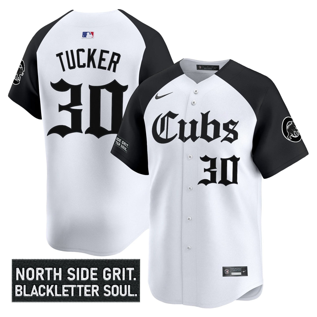Chicago Cubs 'Gothic North Side Edition' Vapor Premier Limited Jersey - Stitched