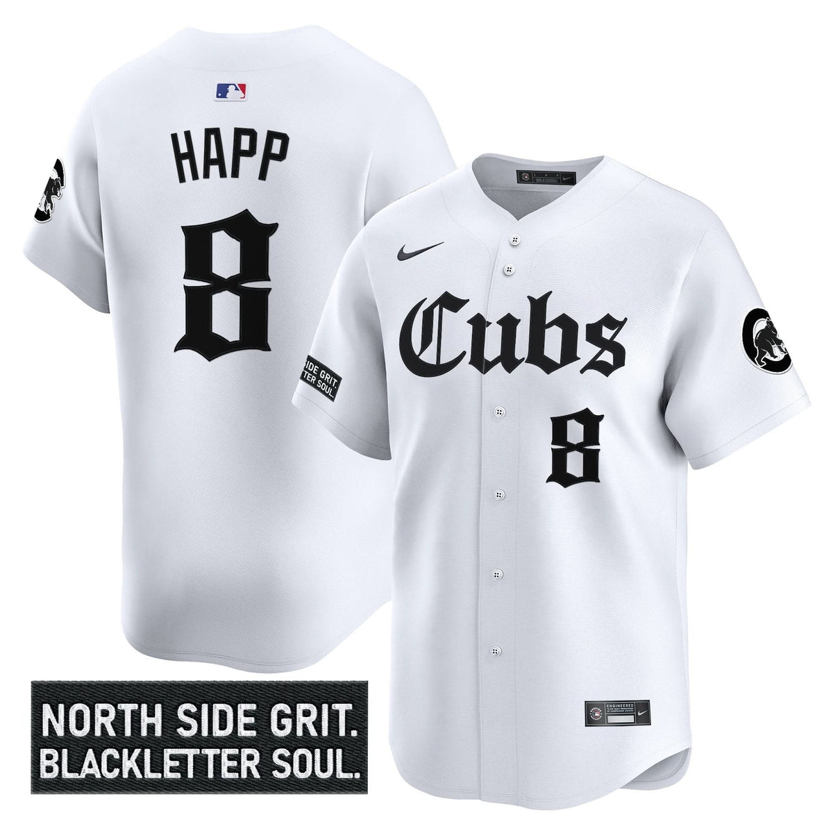 Chicago Cubs 'Gothic North Side Edition' Vapor Premier Limited Jersey - Stitched
