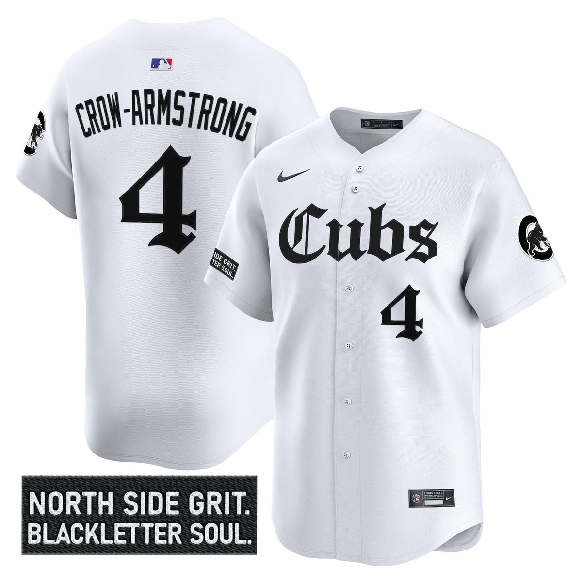 Chicago Cubs 'Gothic North Side Edition' Vapor Premier Limited Jersey - Stitched