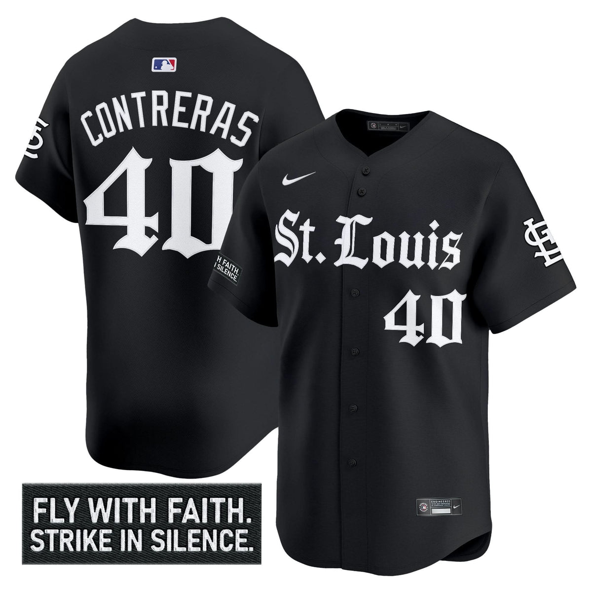 St. Louis Cardinals 'Gothic Legacy Edition' Vapor Premier Limited Jersey - Stitched