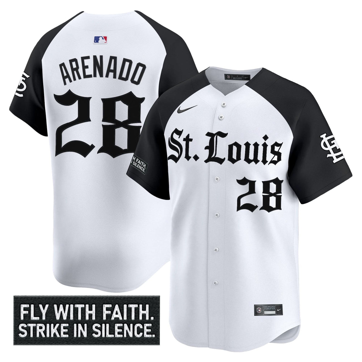 St. Louis Cardinals 'Gothic Legacy Edition' Vapor Premier Limited Jersey - Stitched