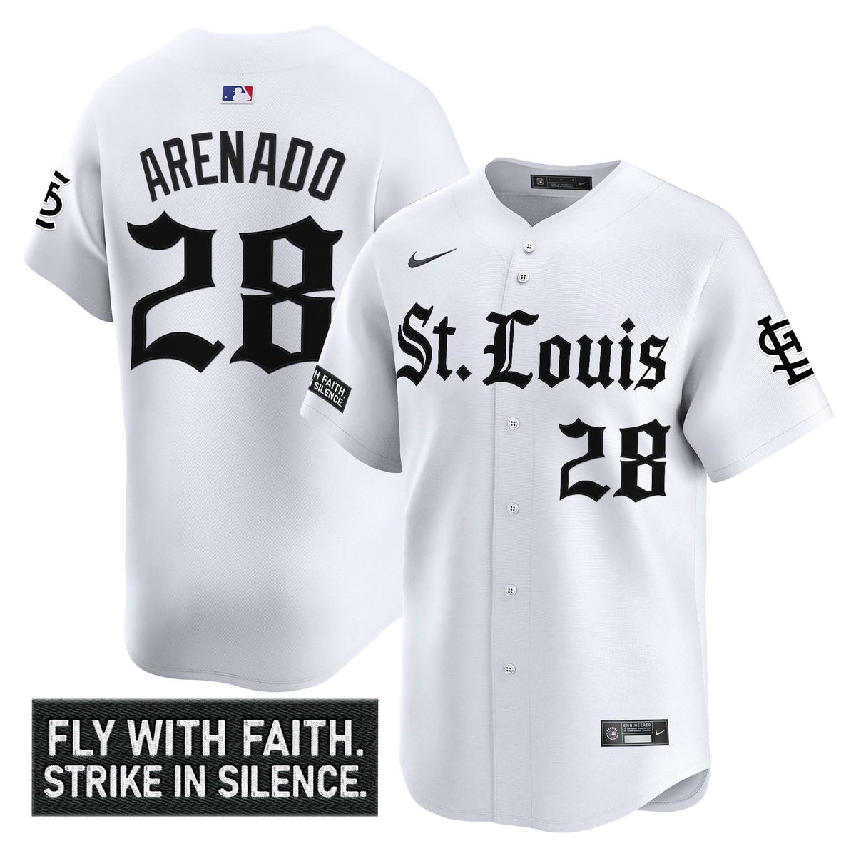 St. Louis Cardinals 'Gothic Legacy Edition' Vapor Premier Limited Jersey - Stitched