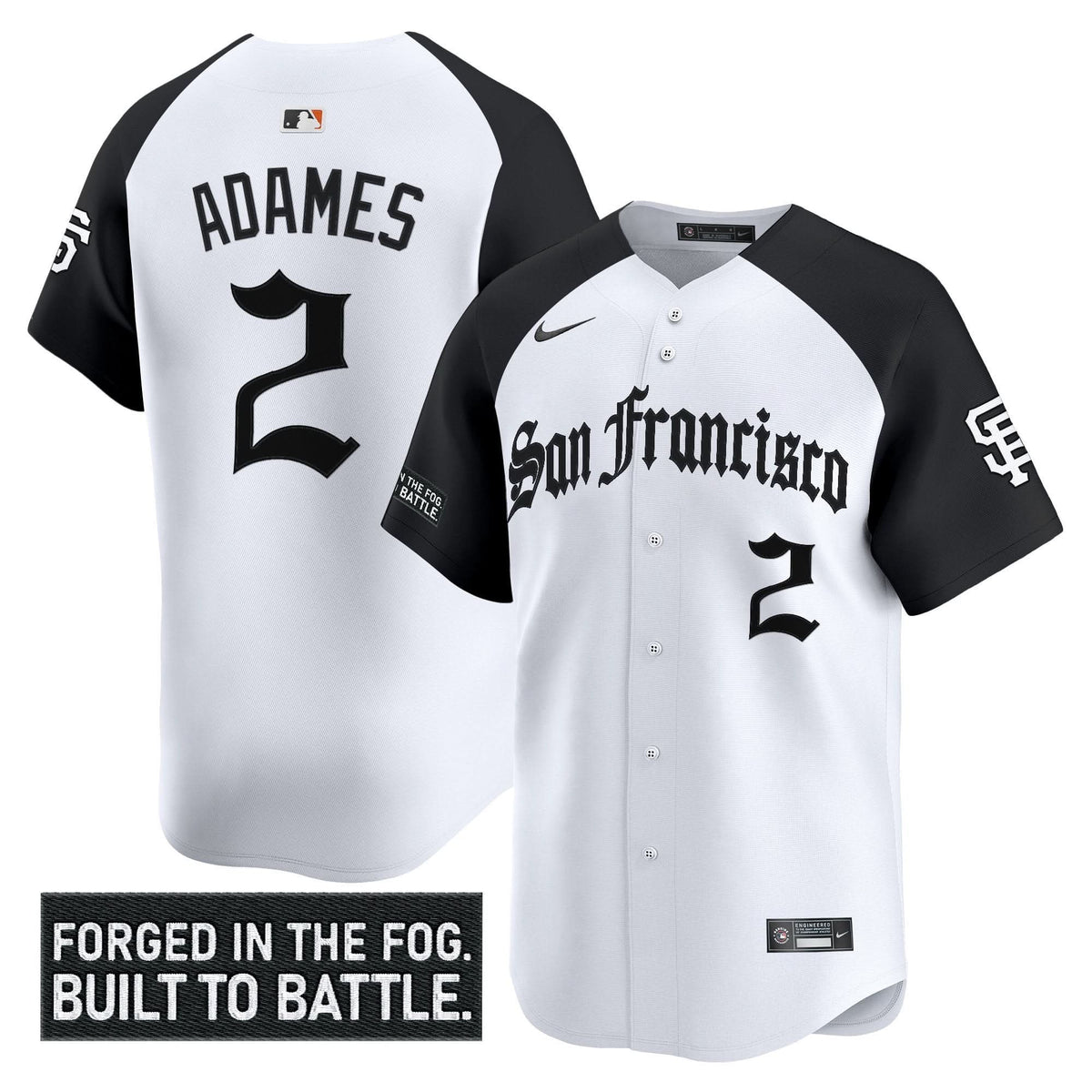 San Francisco Giants 'Gothic Fog Edition' Vapor Premier Limited Jersey - Stitched-Cuztomshoes