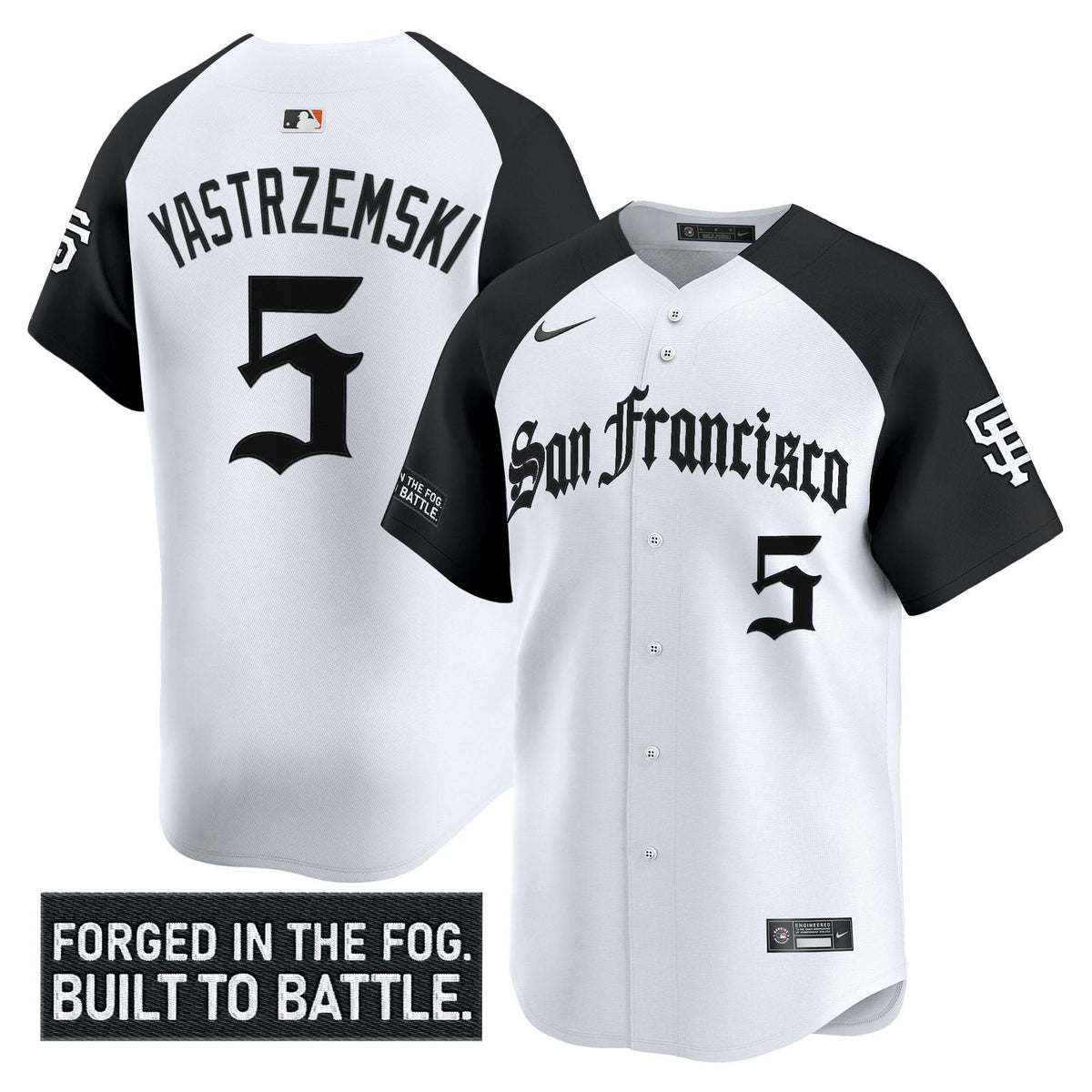 San Francisco Giants 'Gothic Fog Edition' Vapor Premier Limited Jersey - Stitched-Cuztomshoes