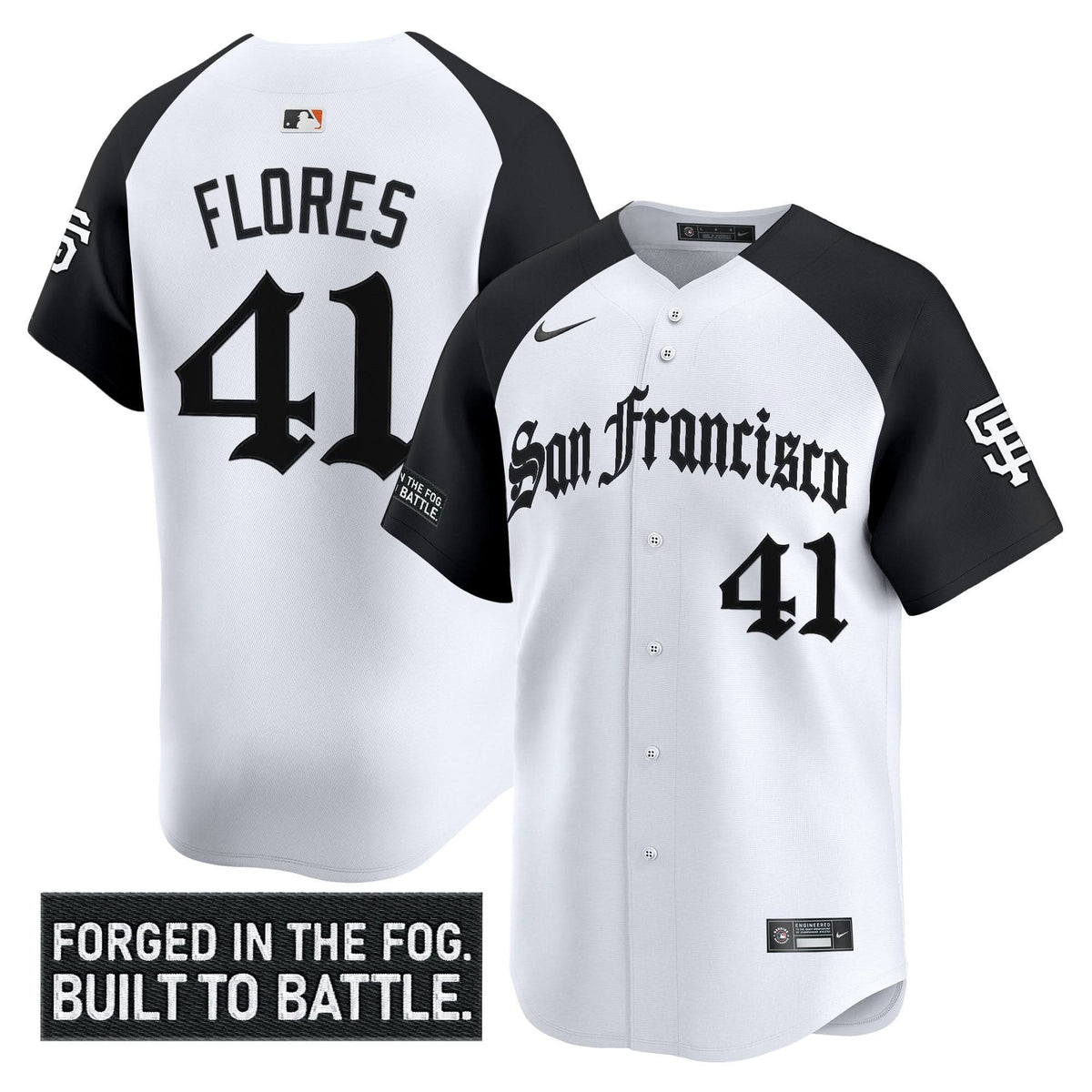 San Francisco Giants 'Gothic Fog Edition' Vapor Premier Limited Jersey - Stitched-Cuztomshoes