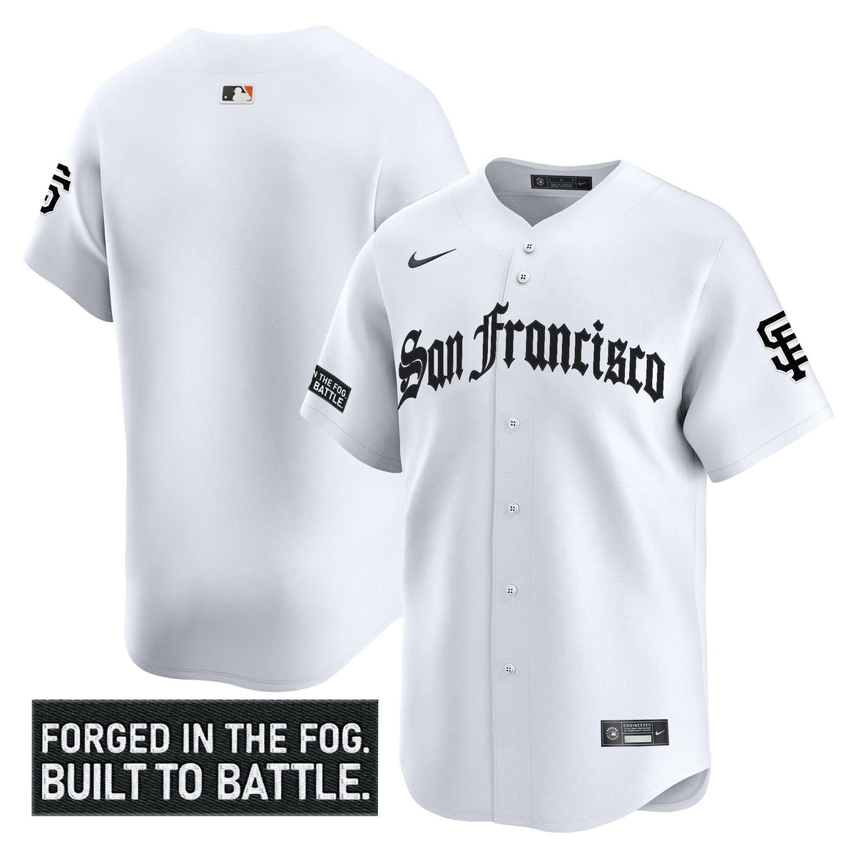 San Francisco Giants 'Gothic Fog Edition' Vapor Premier Limited Jersey - Stitched-Cuztomshoes