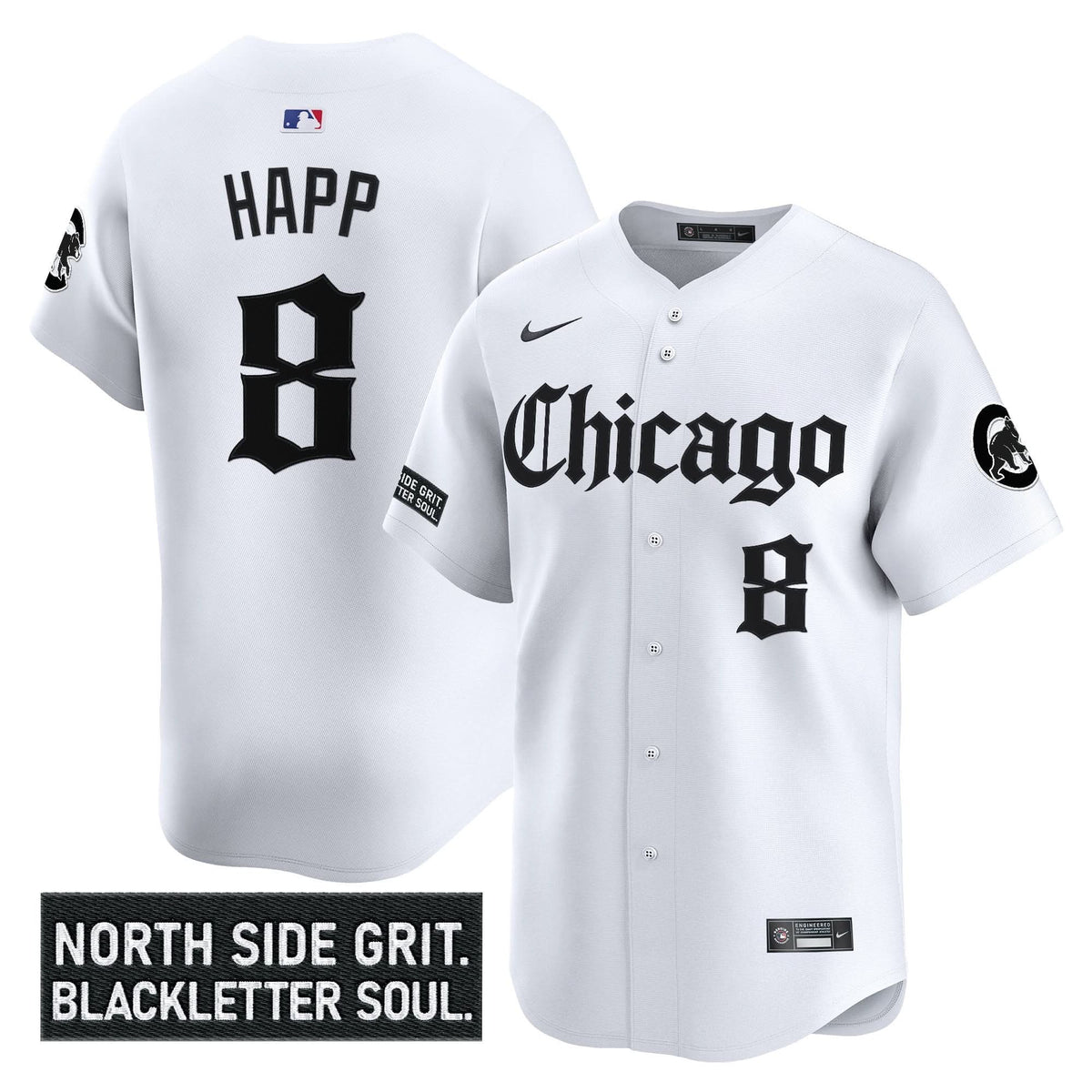 Chicago Cubs 'Gothic North Side Edition' Vapor Premier Limited Jersey V2 - Stitched