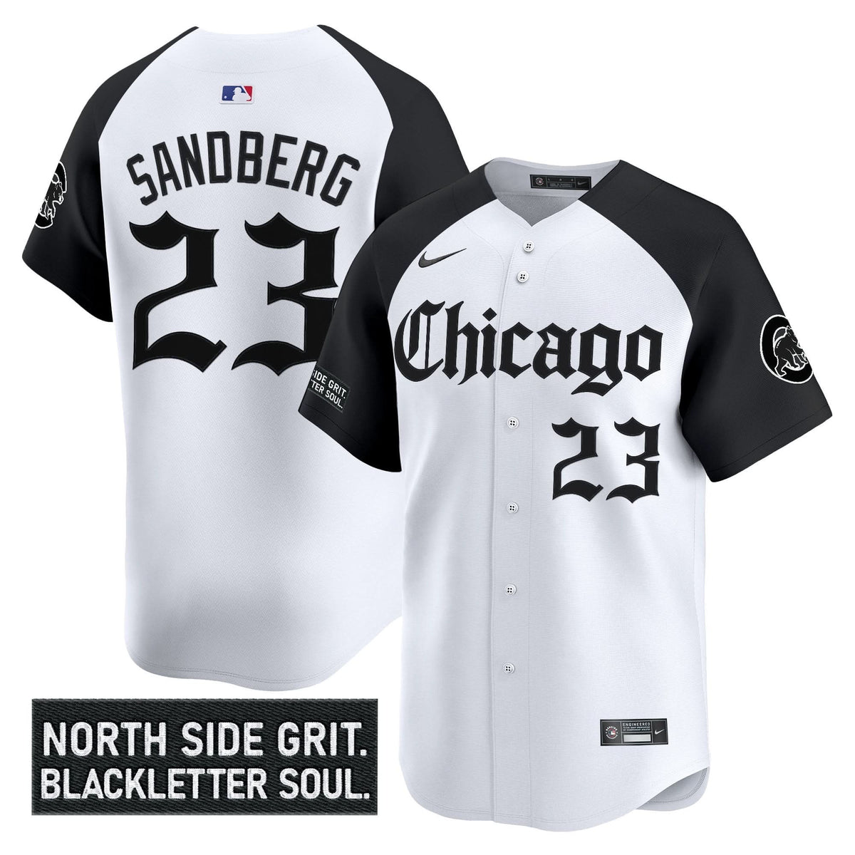Chicago Cubs 'Gothic North Side Edition' Vapor Premier Limited Jersey V2 - Stitched