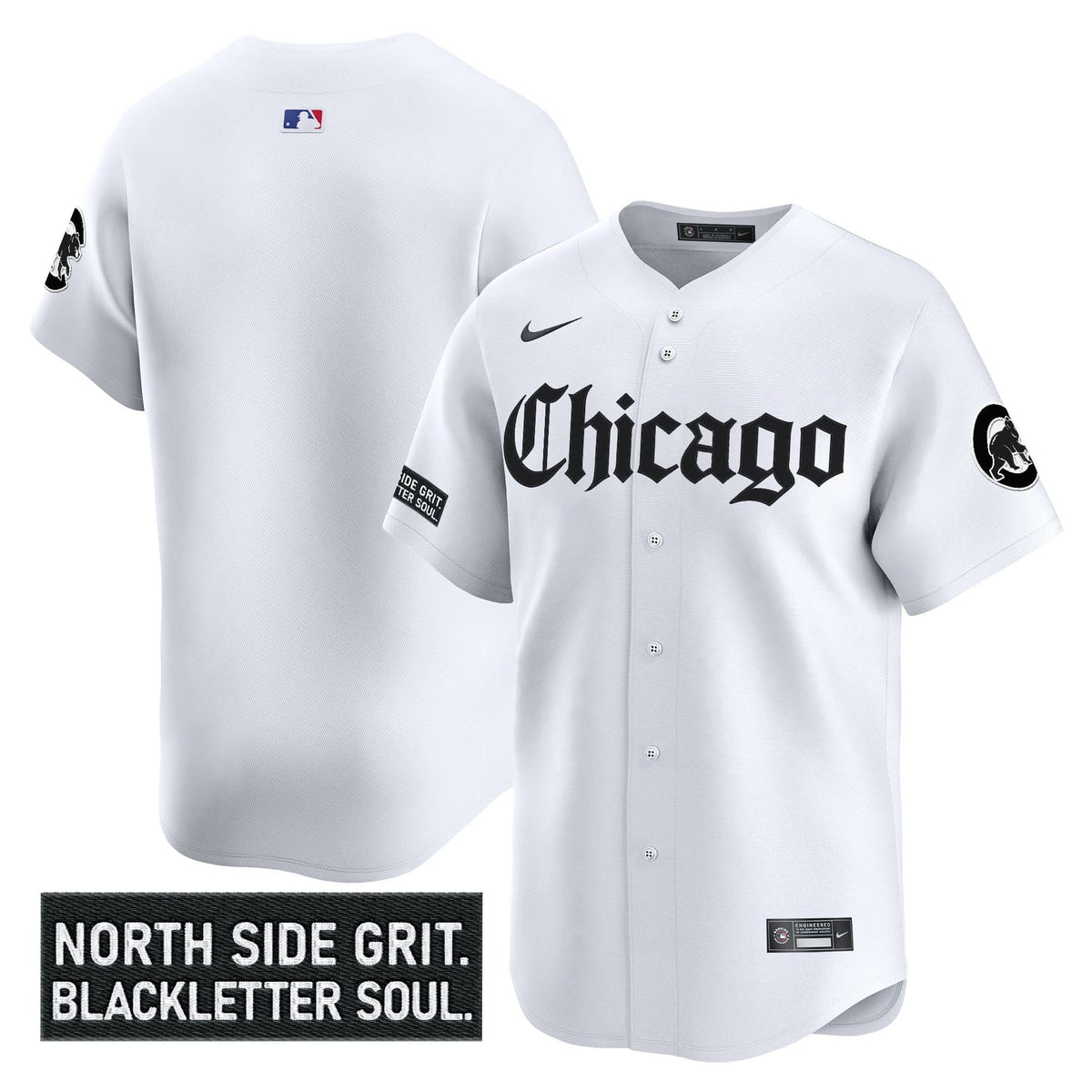 Chicago Cubs 'Gothic North Side Edition' Vapor Premier Limited Jersey V2 - Stitched