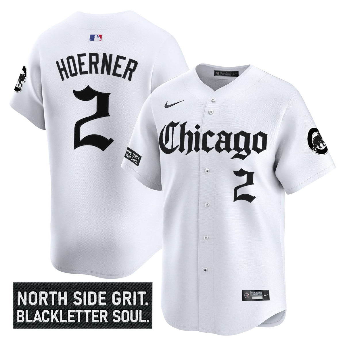 Chicago Cubs 'Gothic North Side Edition' Vapor Premier Limited Jersey V2 - Stitched