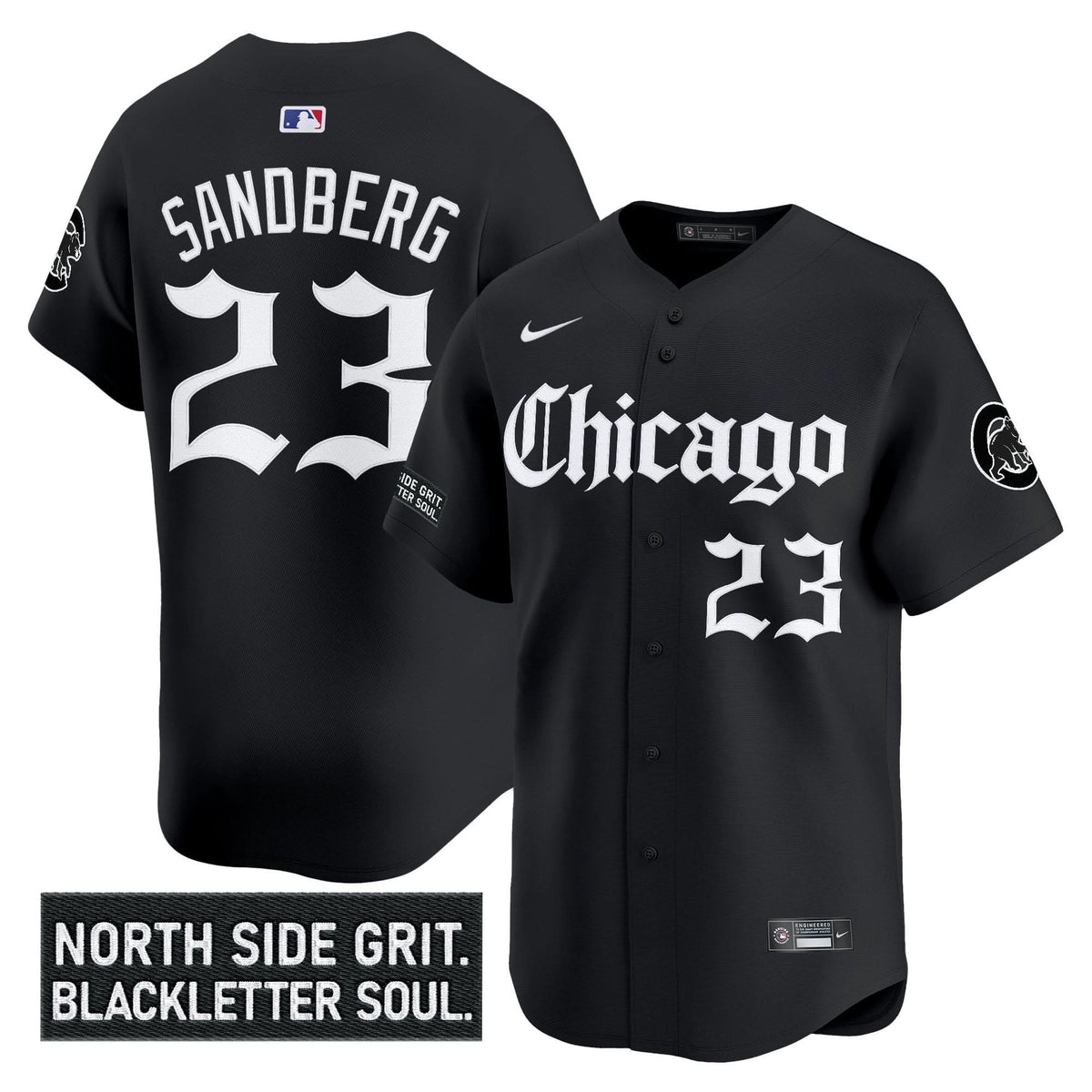 Chicago Cubs 'Gothic North Side Edition' Vapor Premier Limited Jersey V2 - Stitched