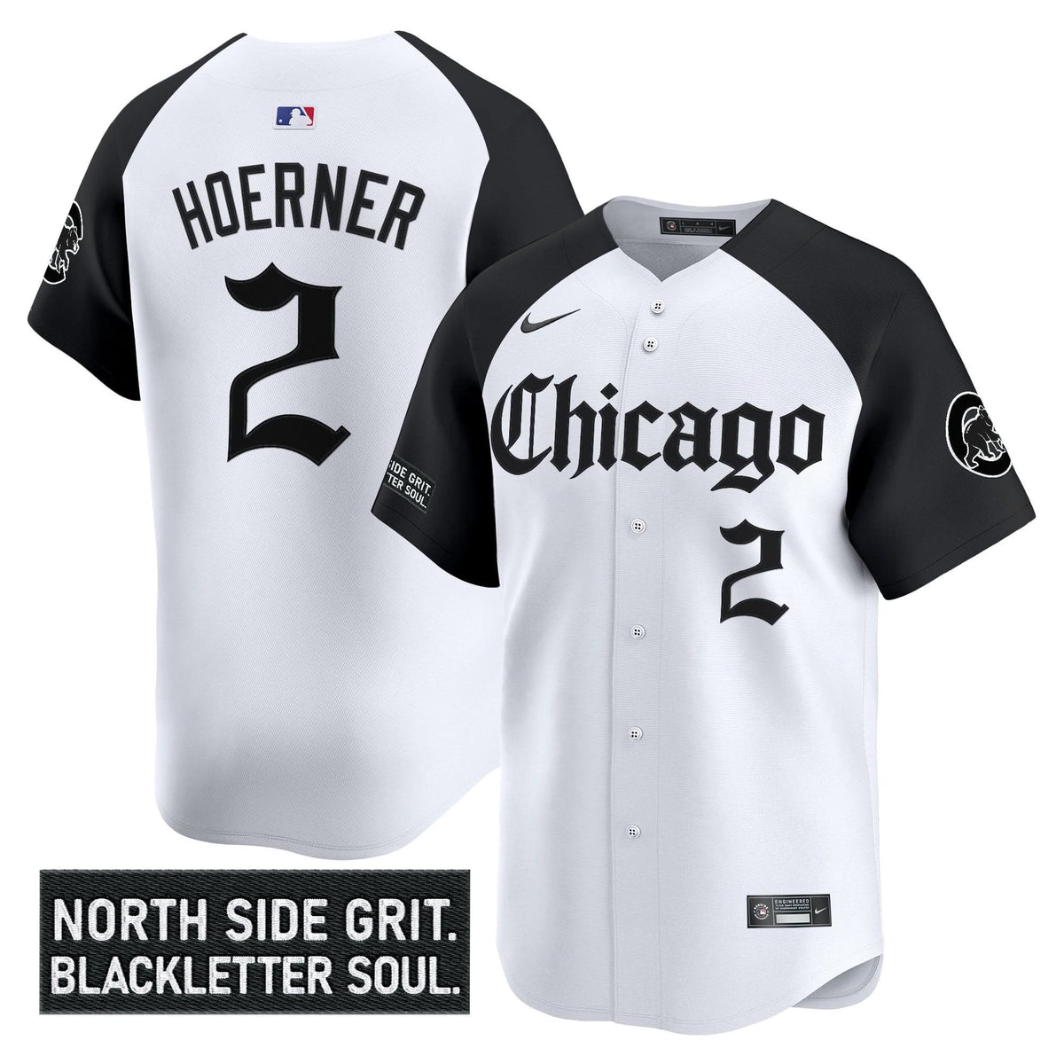Chicago Cubs 'Gothic North Side Edition' Vapor Premier Limited Jersey V2 - Stitched