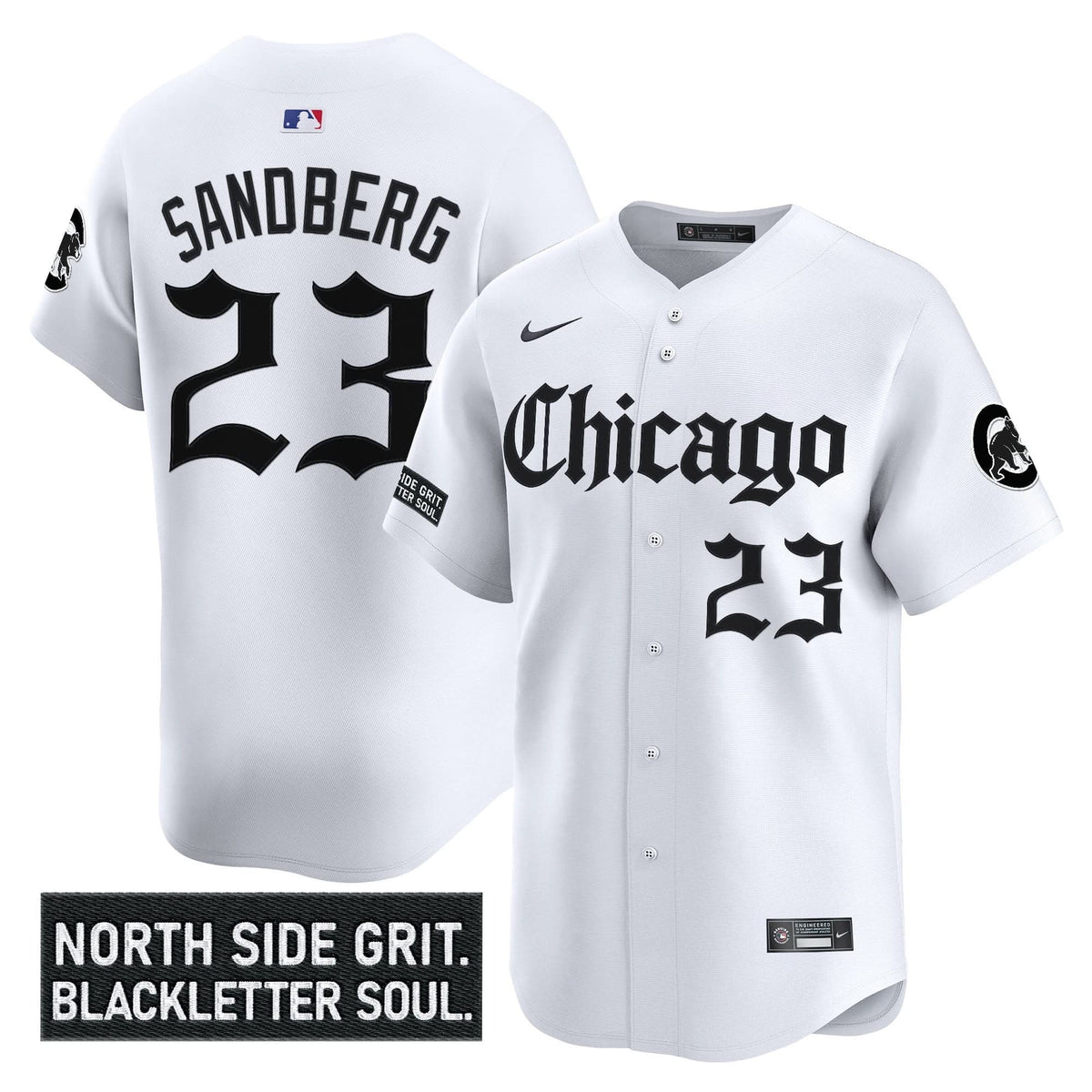 Chicago Cubs 'Gothic North Side Edition' Vapor Premier Limited Jersey V2 - Stitched