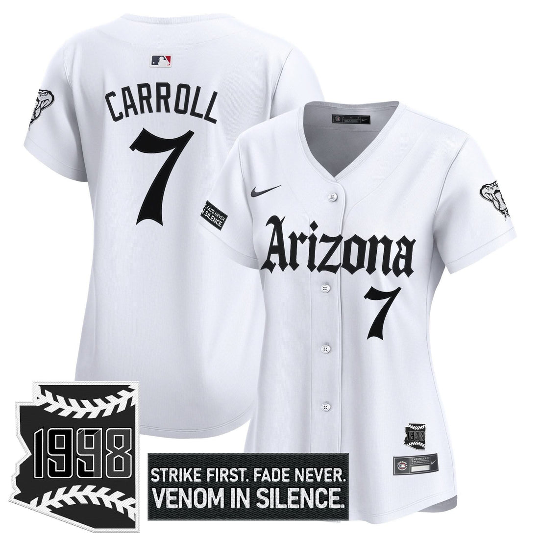 Women's AD 'Gothic Desert Fang Edition' Vapor Premier Limited Jersey - Stitched-Cuztomshoes