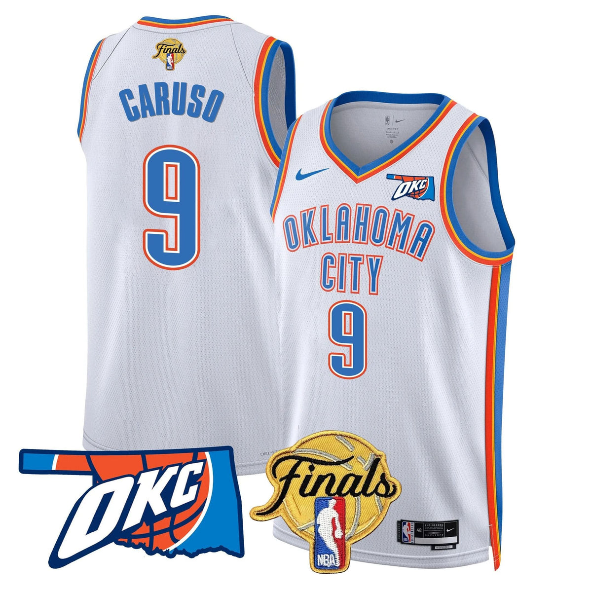 Oklahoma City Thunder Jersey - Final Patch - Stitched
