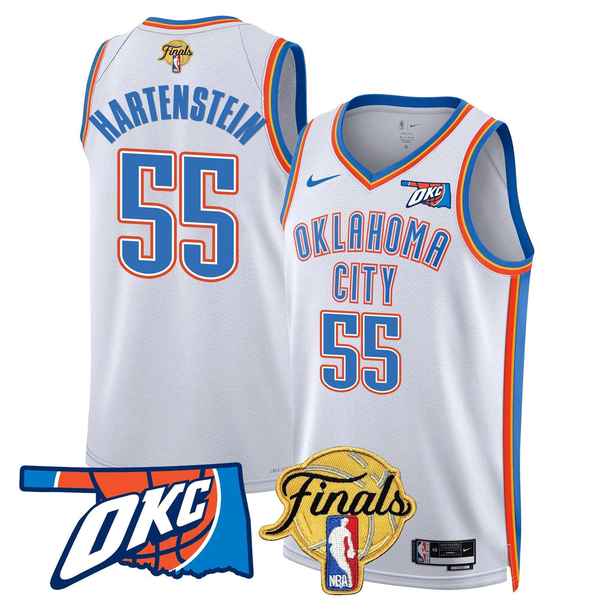 Oklahoma City Thunder Jersey - Final Patch - Stitched