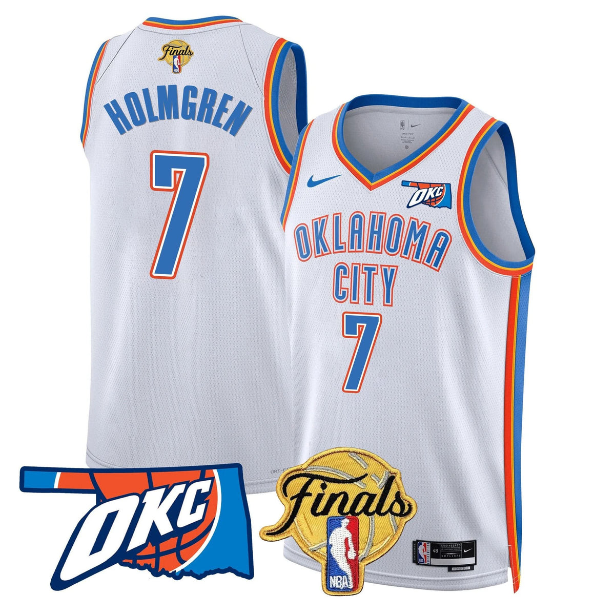 Oklahoma City Thunder Jersey - Final Patch - Stitched