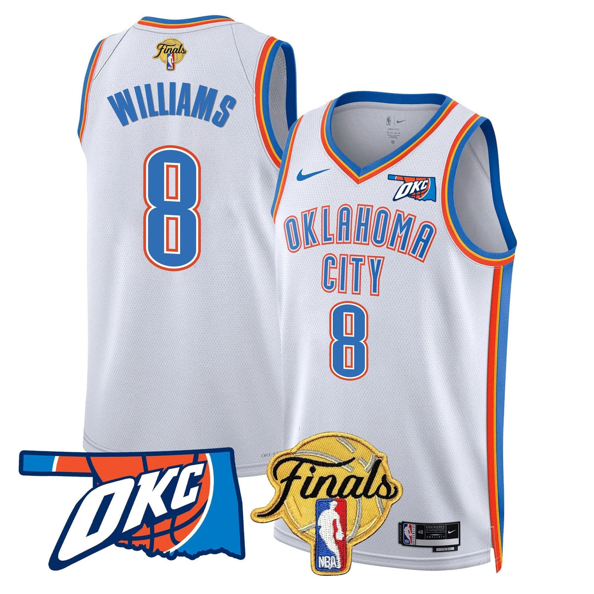 Oklahoma City Thunder Jersey - Final Patch - Stitched