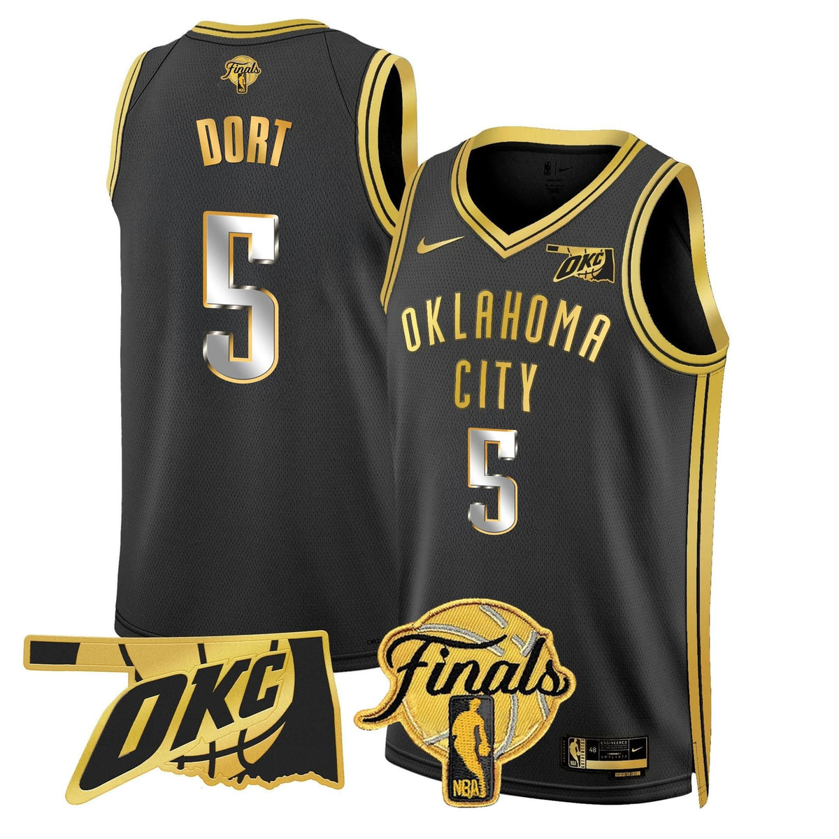 Oklahoma City Thunder Jersey - Final Patch - Stitched