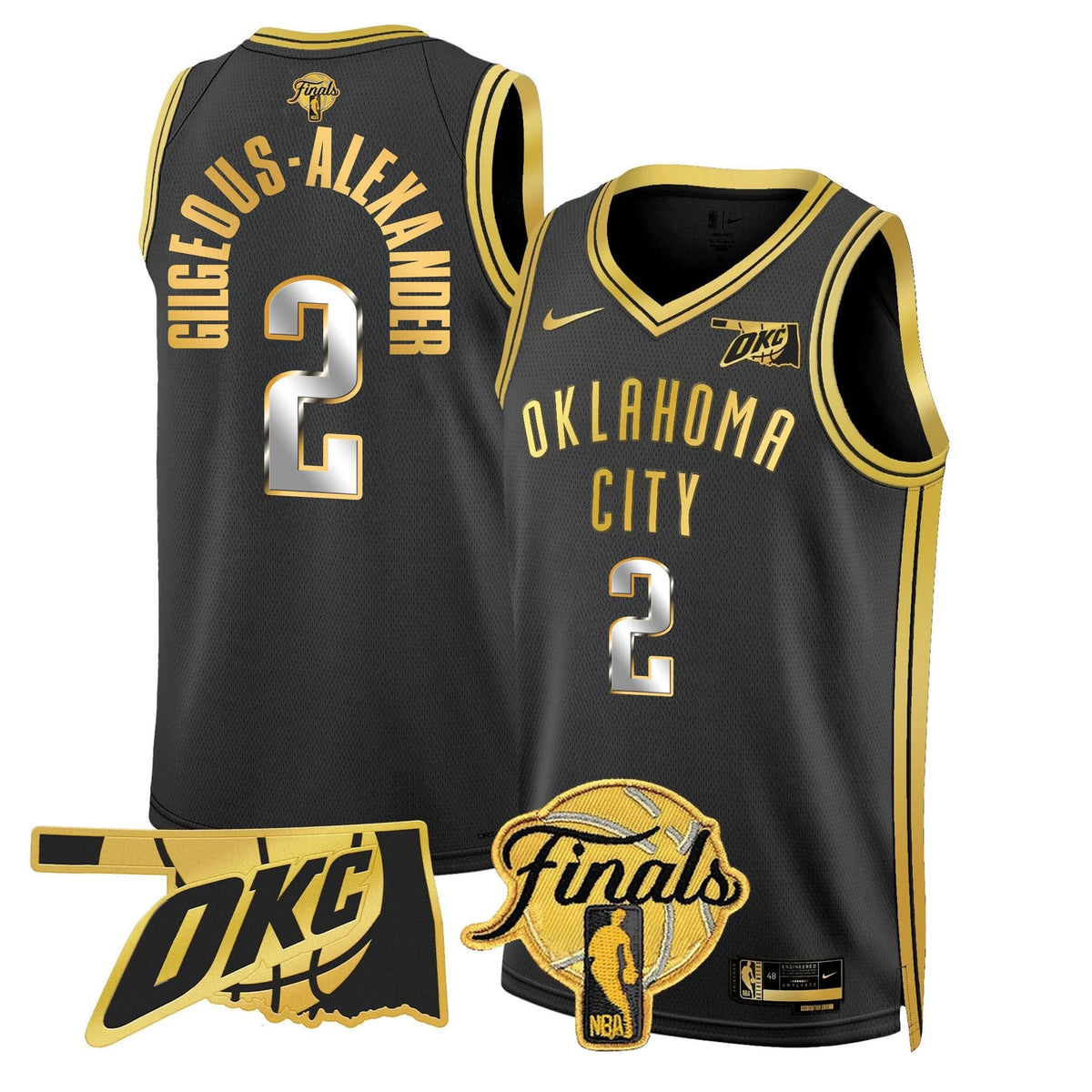 Oklahoma City Thunder Jersey - Final Patch - Stitched