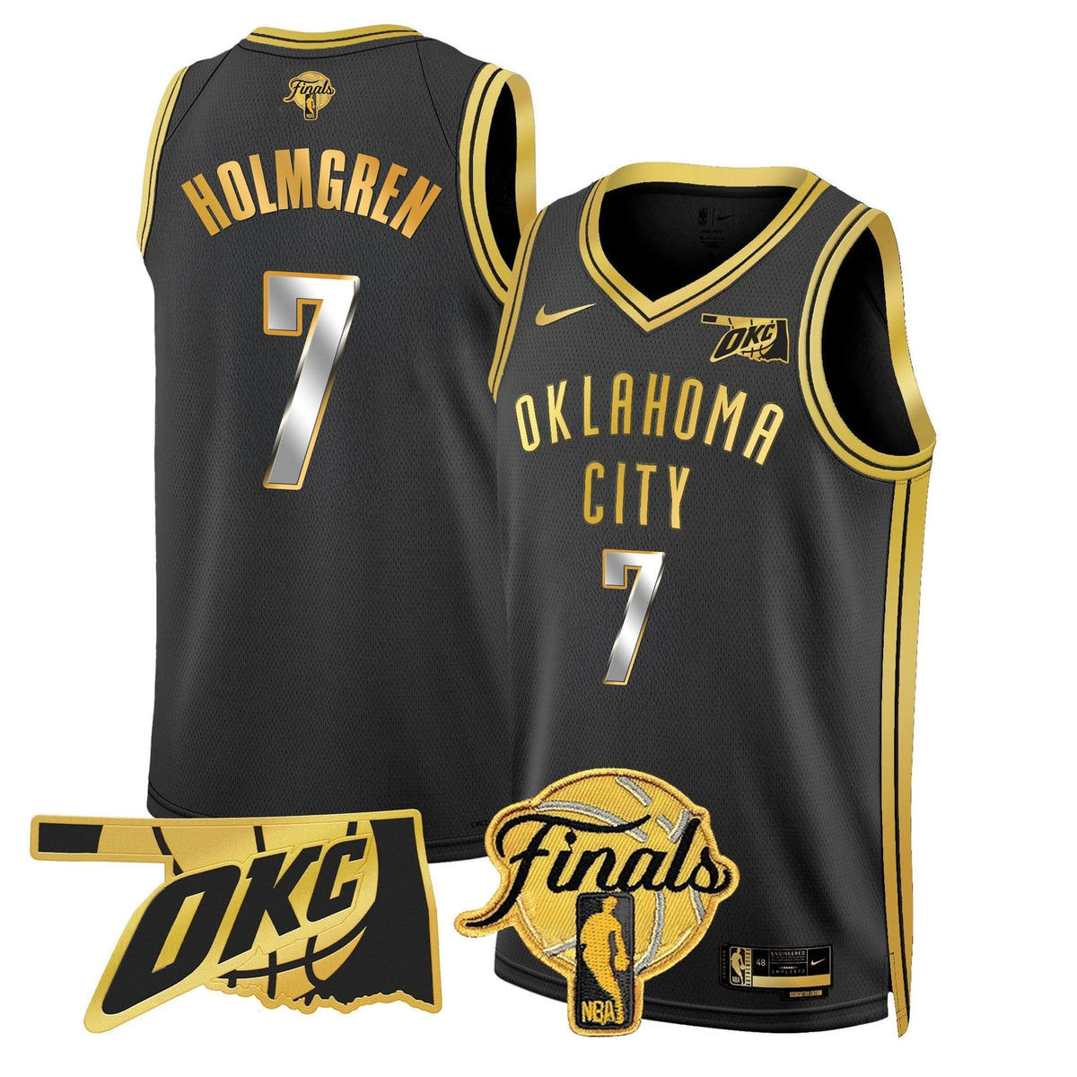 Oklahoma City Thunder Jersey - Final Patch - Stitched