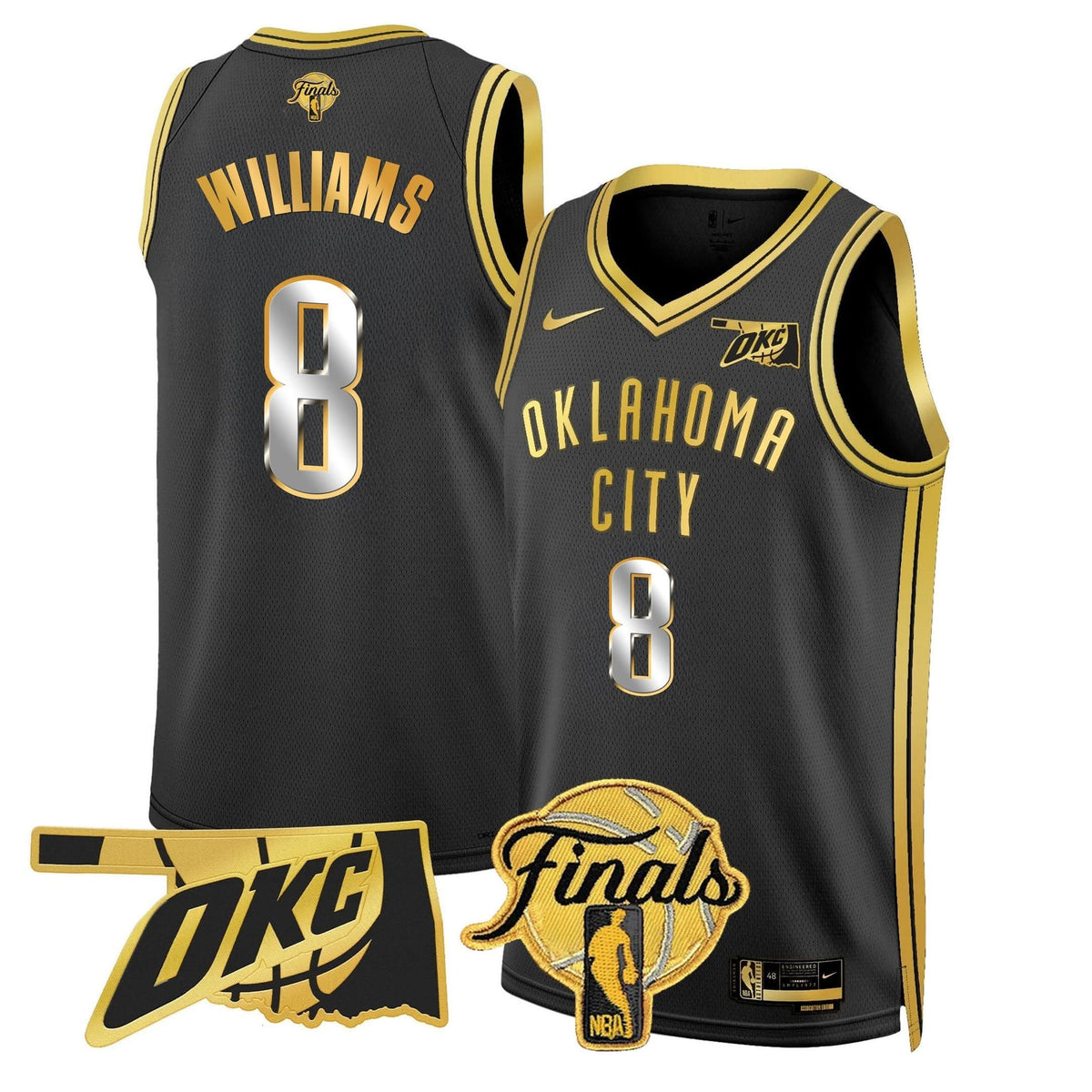Oklahoma City Thunder Jersey - Final Patch - Stitched