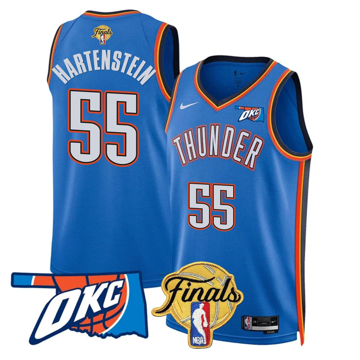 Oklahoma City Thunder Jersey - Final Patch - Stitched