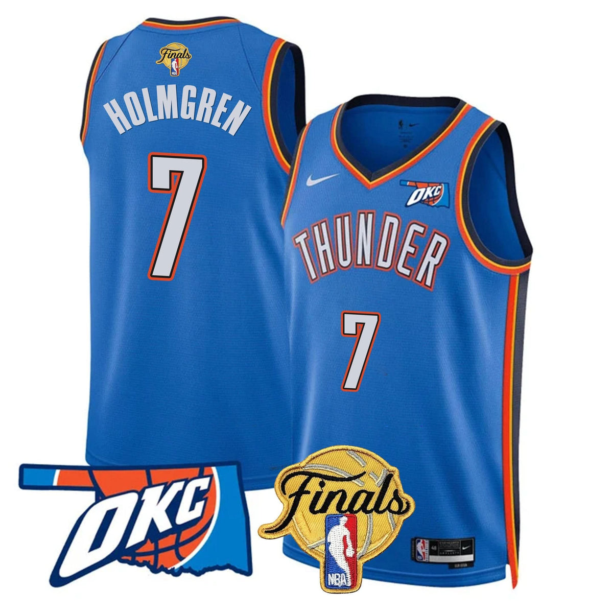 Oklahoma City Thunder Jersey - Final Patch - Stitched