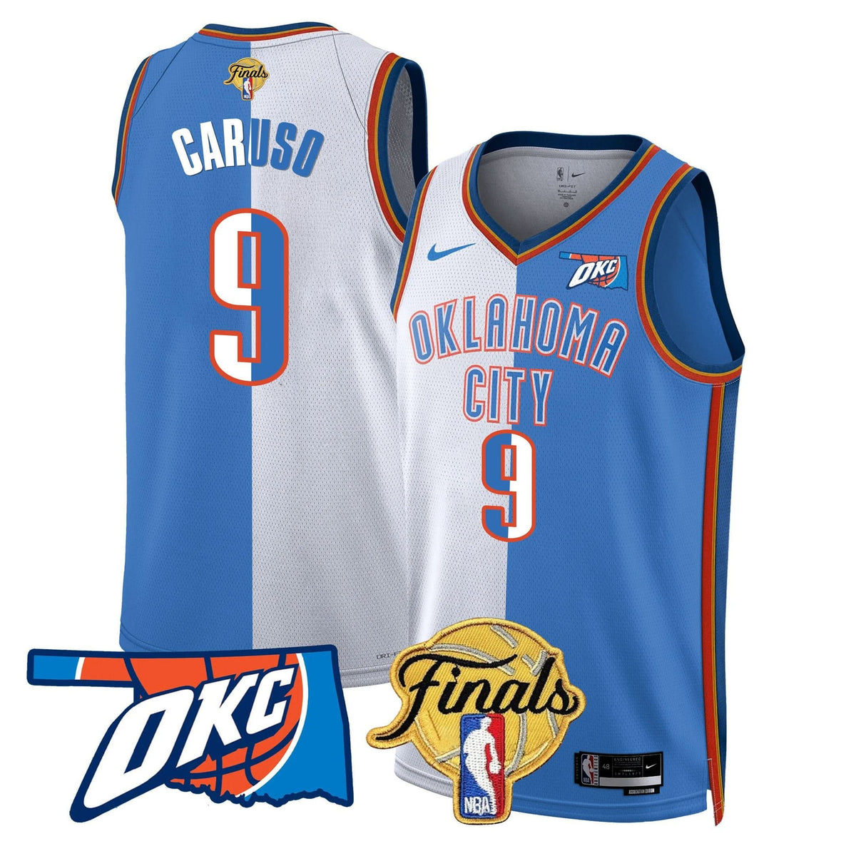 Oklahoma City Thunder Jersey - Final Patch - Stitched