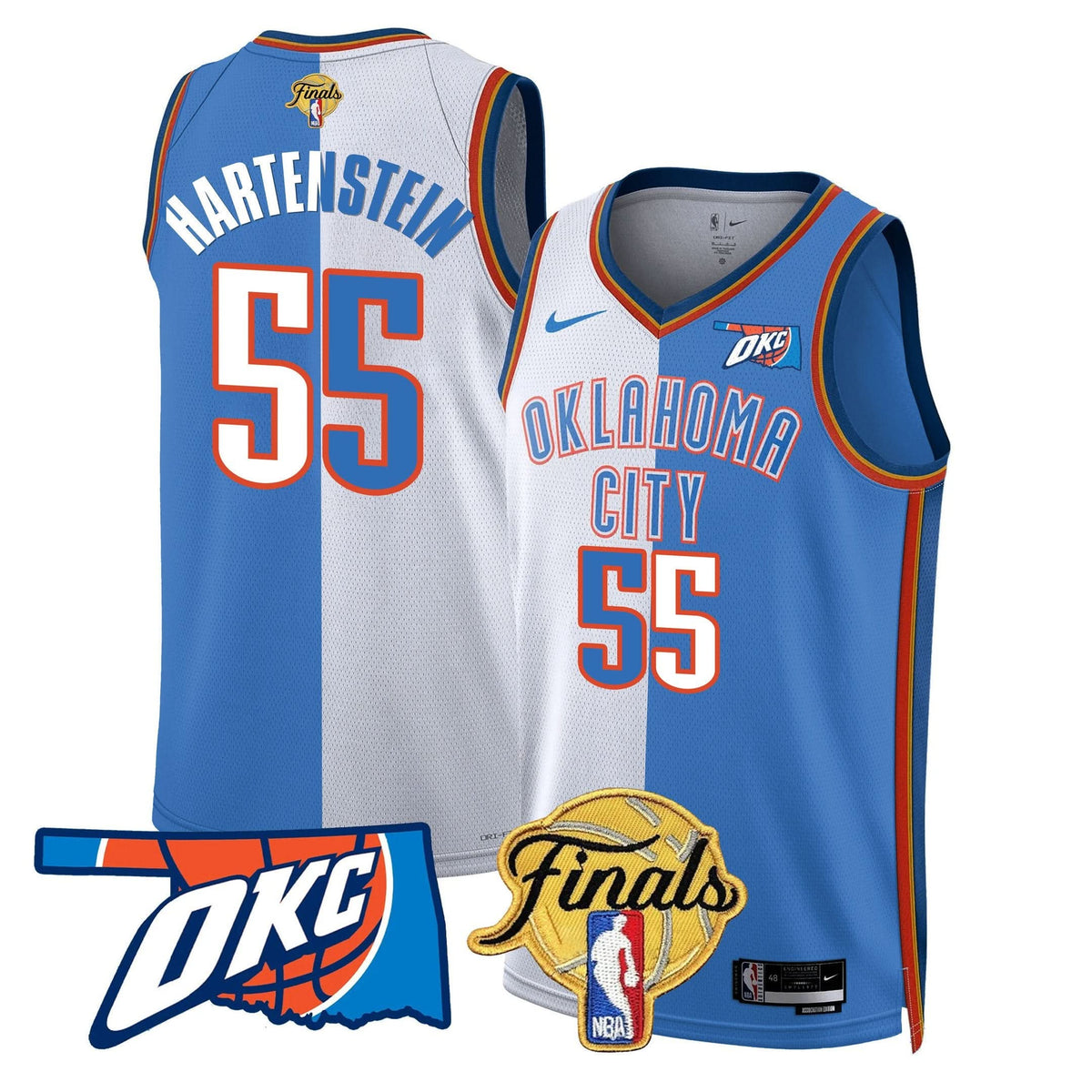 Oklahoma City Thunder Jersey - Final Patch - Stitched