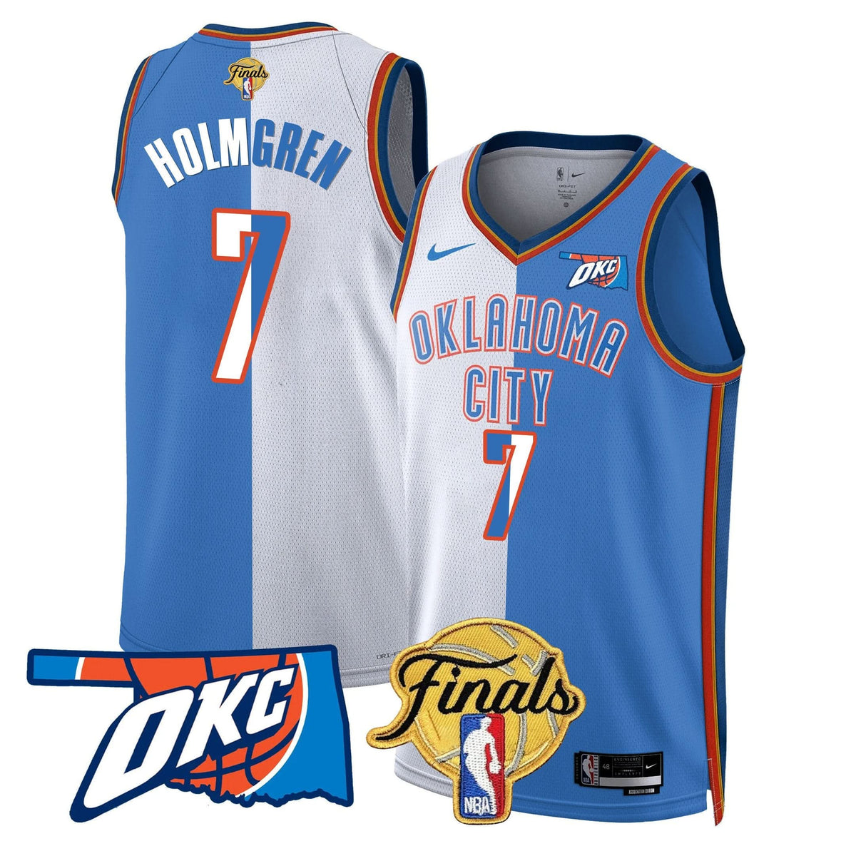 Oklahoma City Thunder Jersey - Final Patch - Stitched