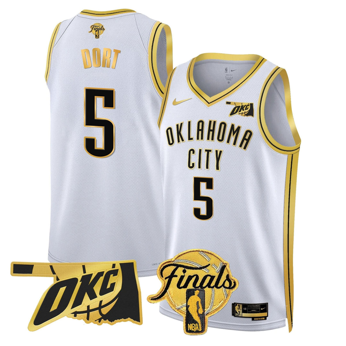 Oklahoma City Thunder Jersey - Final Patch - Stitched
