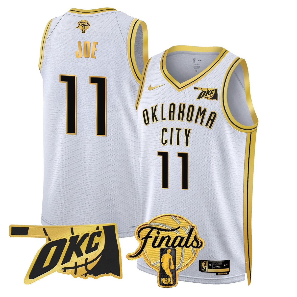 Oklahoma City Thunder Jersey - Final Patch - Stitched