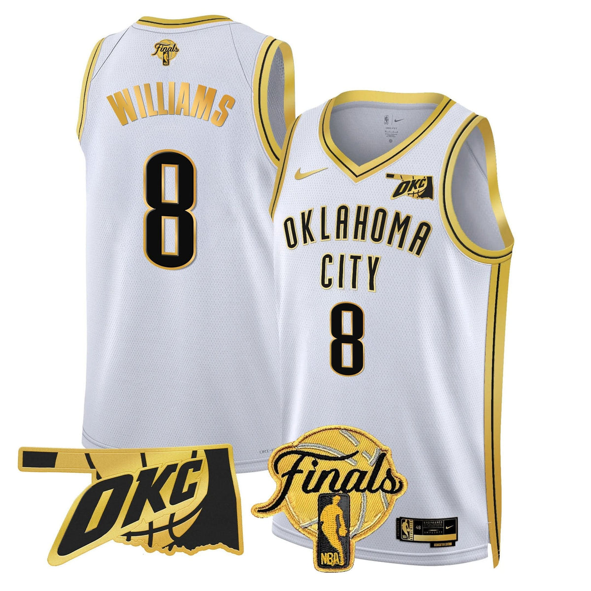 Oklahoma City Thunder Jersey - Final Patch - Stitched