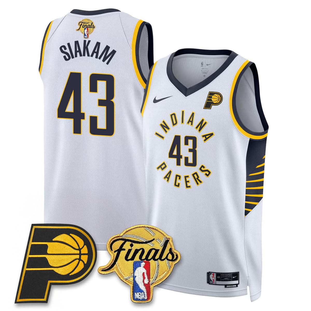 Indiana Pacers Swingman Jersey Final Patch - Stitched