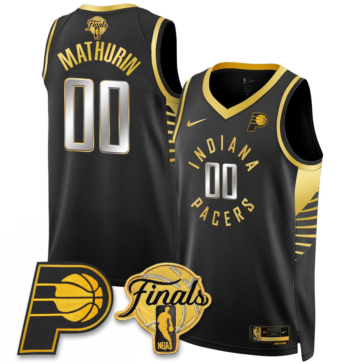 Indiana Pacers Swingman Jersey Final Patch - Stitched