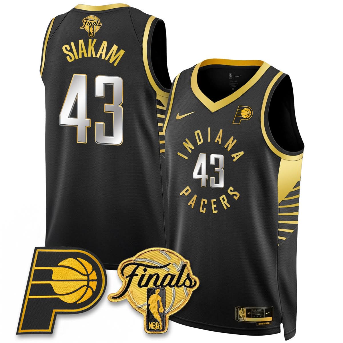 Indiana Pacers Swingman Jersey Final Patch - Stitched