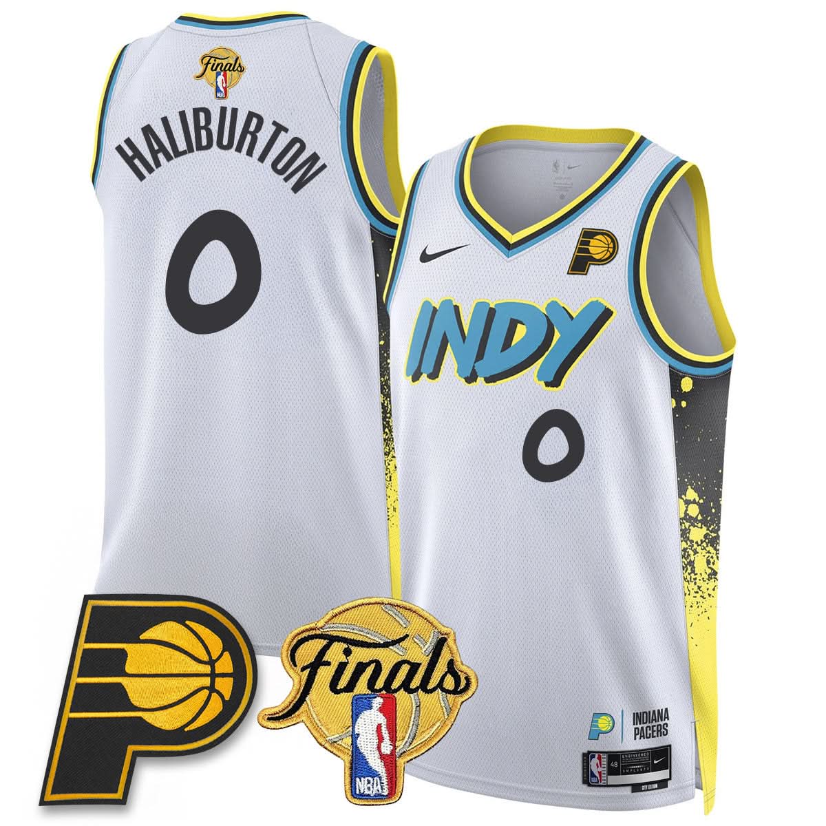 Indiana Pacers Swingman Jersey Final Patch - Stitched