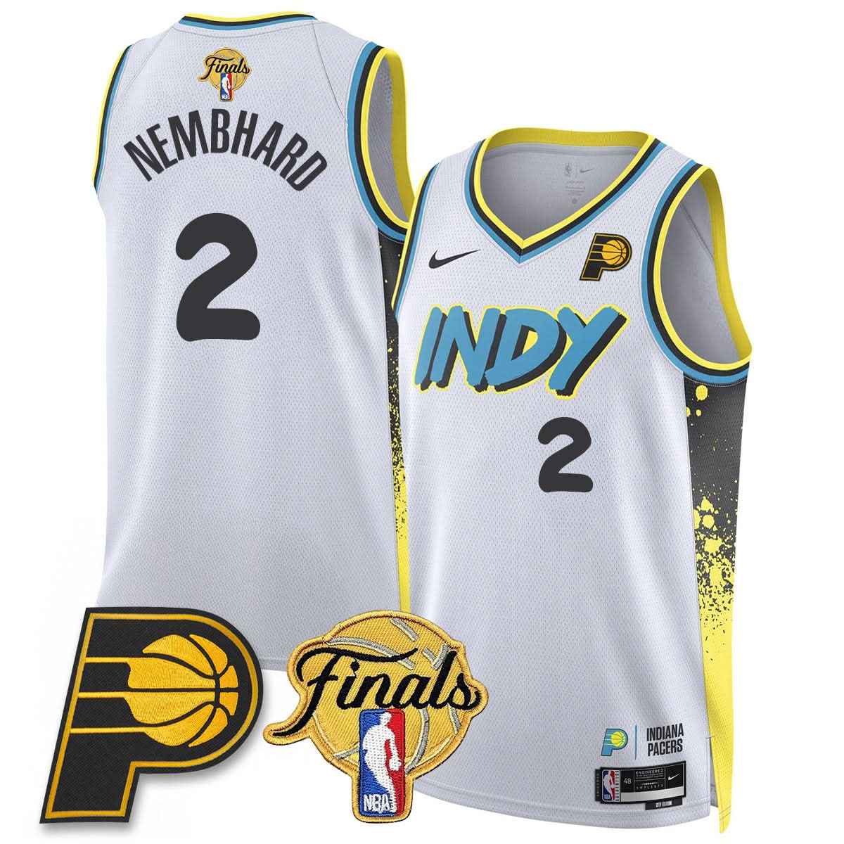 Indiana Pacers Swingman Jersey Final Patch - Stitched