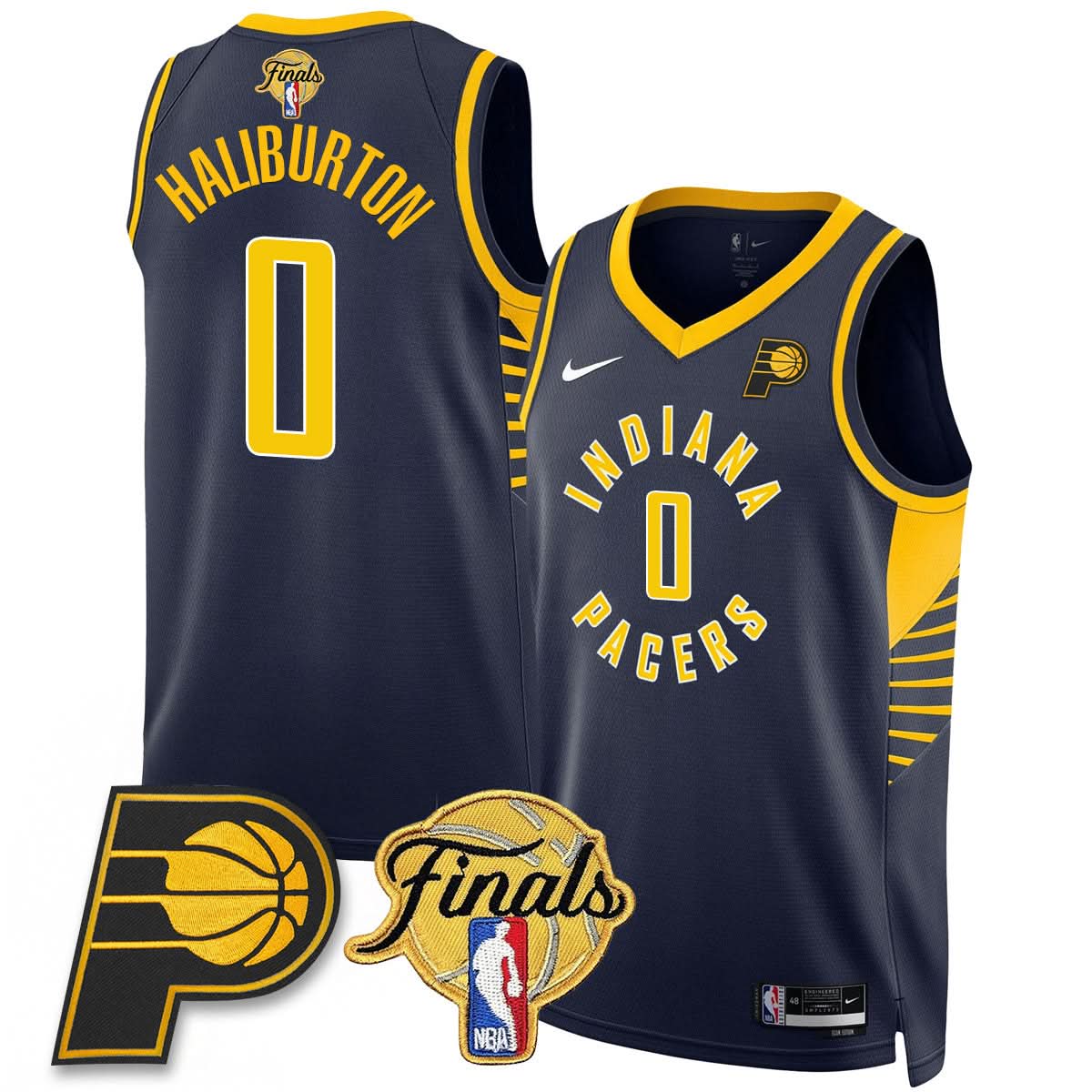 Indiana Pacers Swingman Jersey Final Patch - Stitched