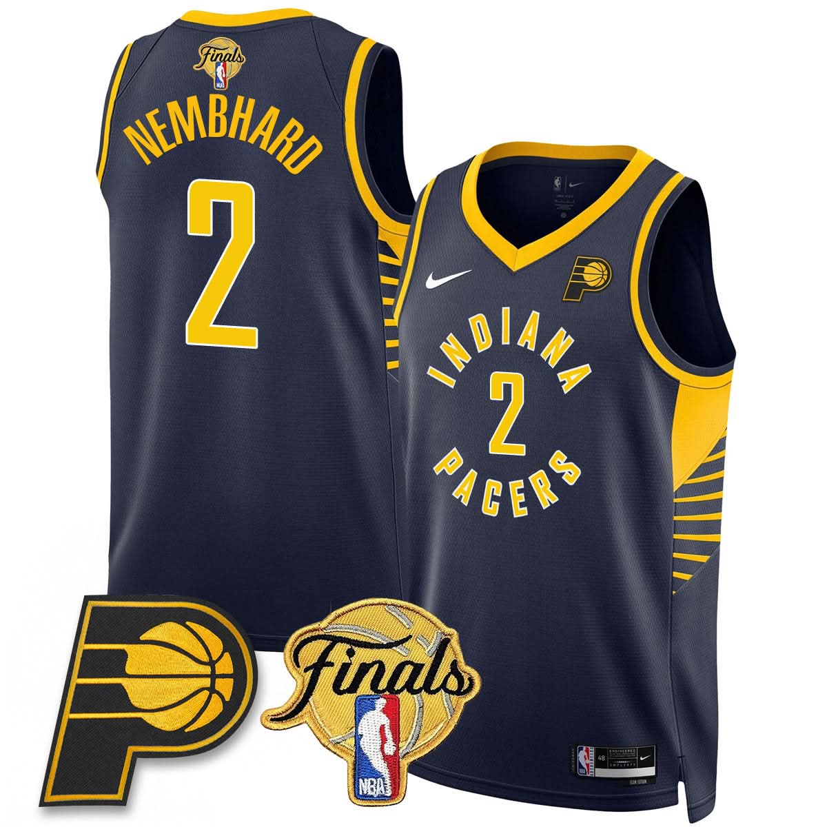 Indiana Pacers Swingman Jersey Final Patch - Stitched