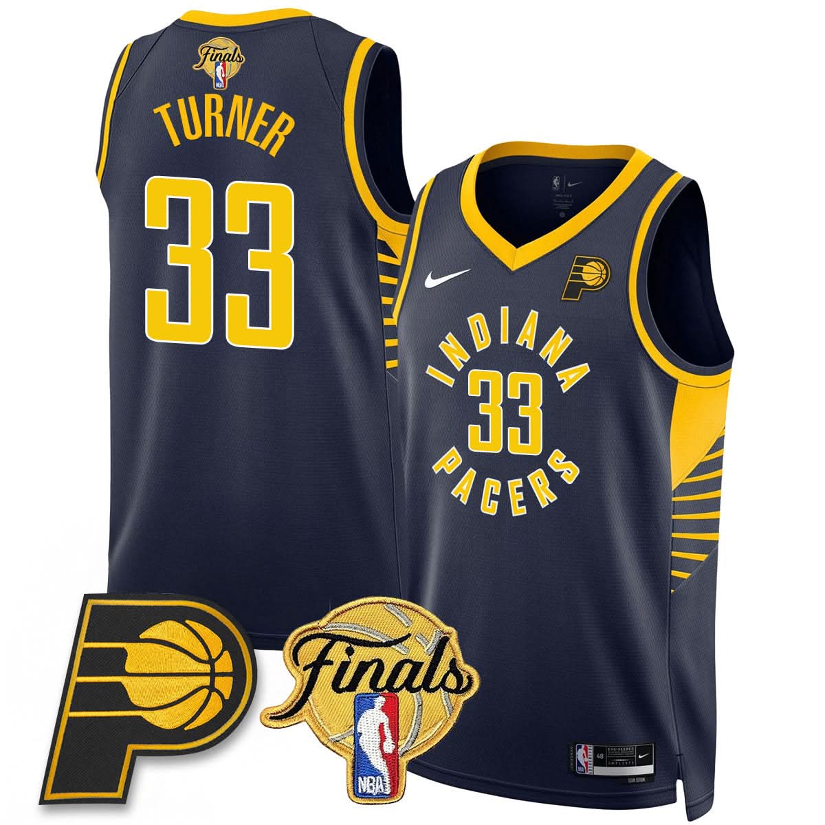 Indiana Pacers Swingman Jersey Final Patch - Stitched