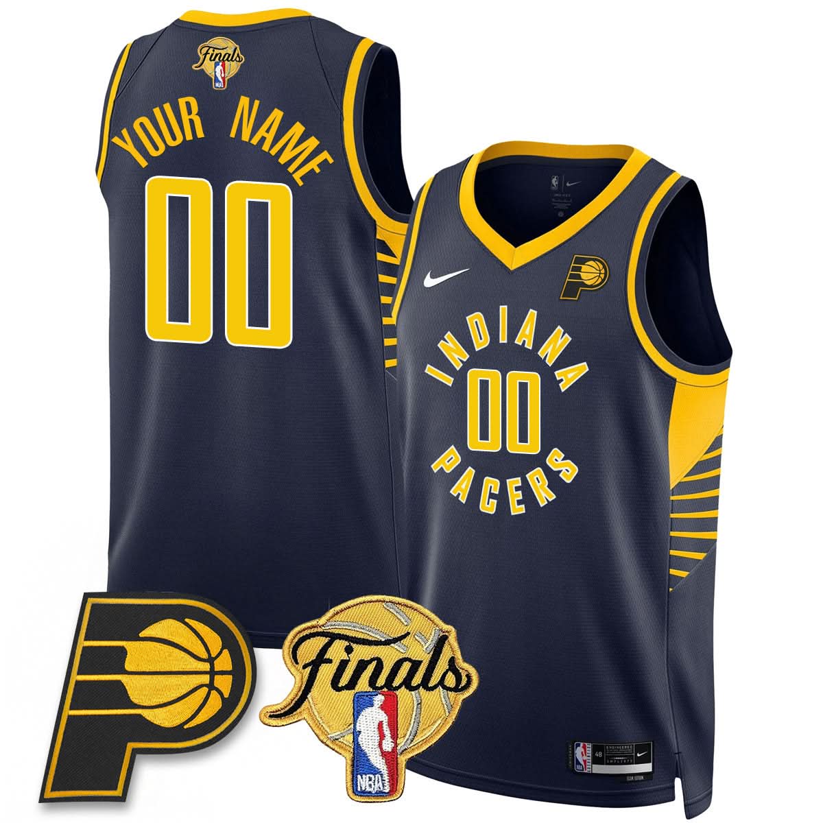 Indiana Pacers Swingman Jersey Final Patch - Stitched
