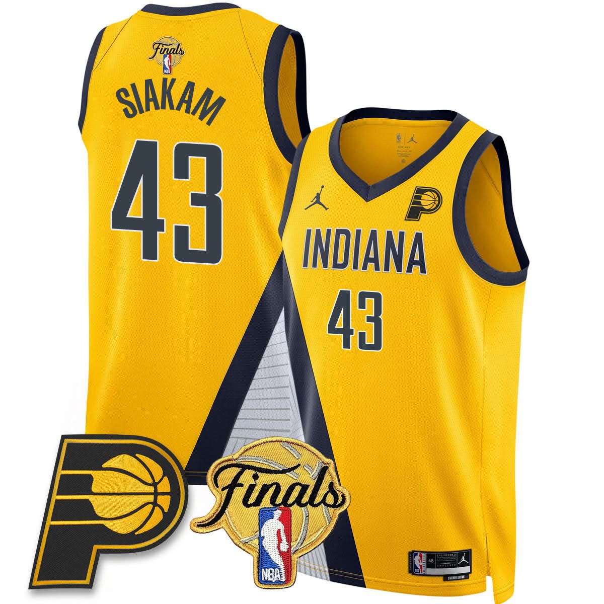 Indiana Pacers Swingman Jersey Final Patch - Stitched