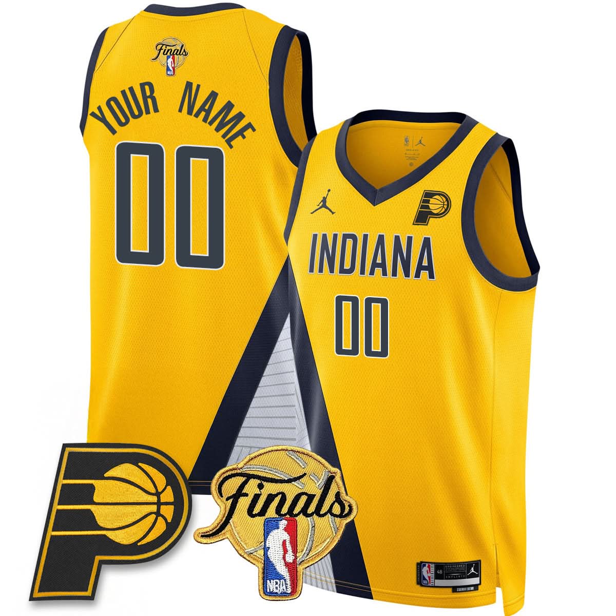 Indiana Pacers Swingman Jersey Final Patch - Stitched