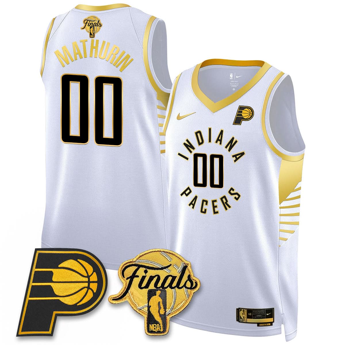 Indiana Pacers Swingman Jersey Final Patch - Stitched